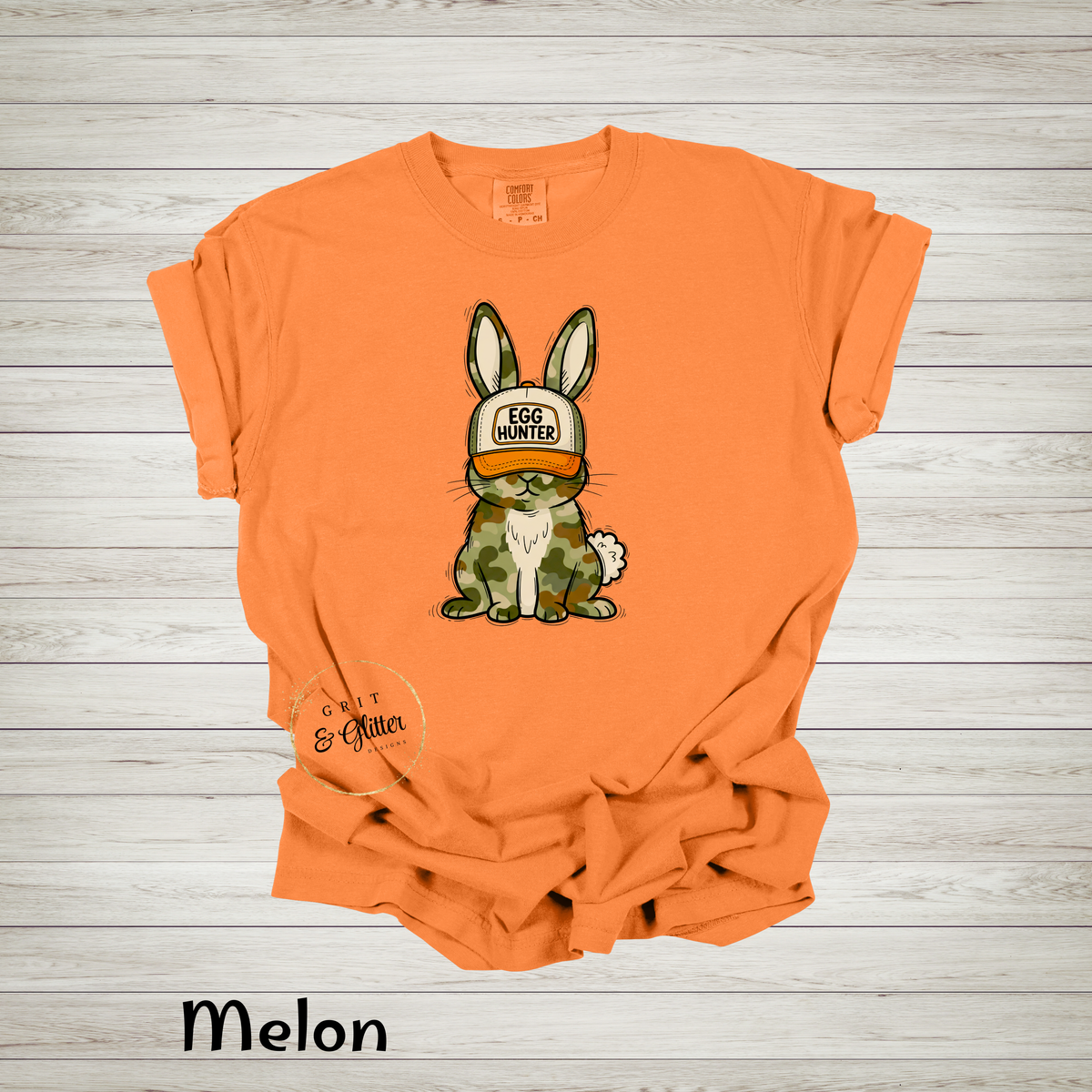 Camo Egg Hunter Bunny