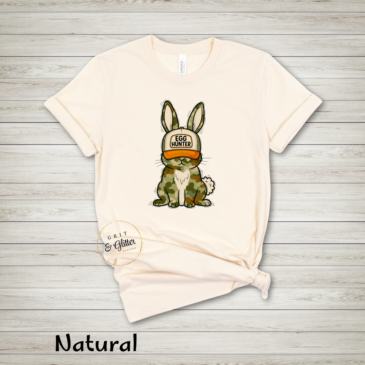 Camo Egg Hunter Bunny