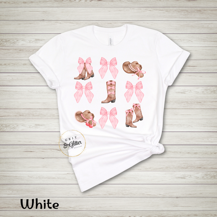 Cowgirl 9x9 Coquette Bows