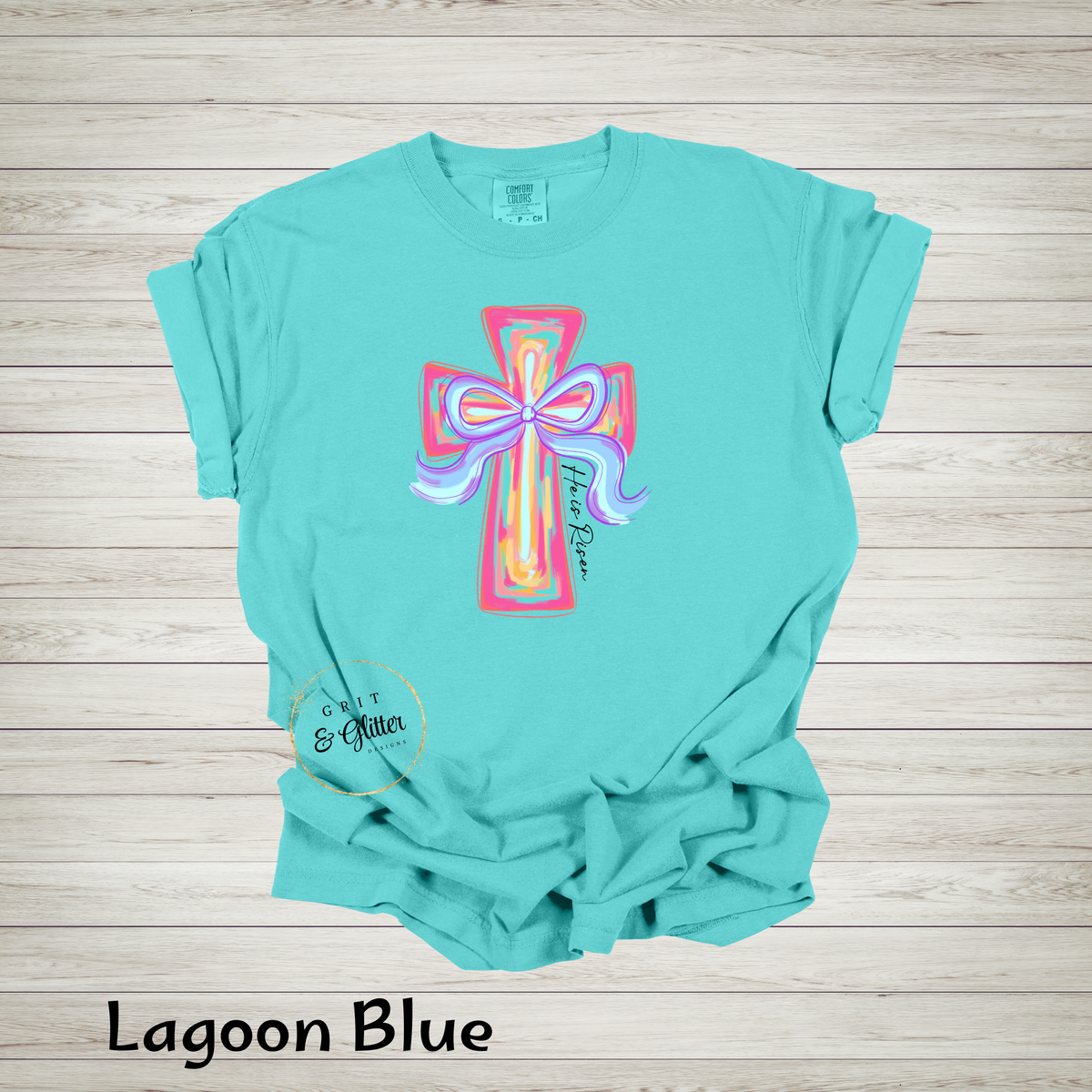 He is Risen Pink Cross