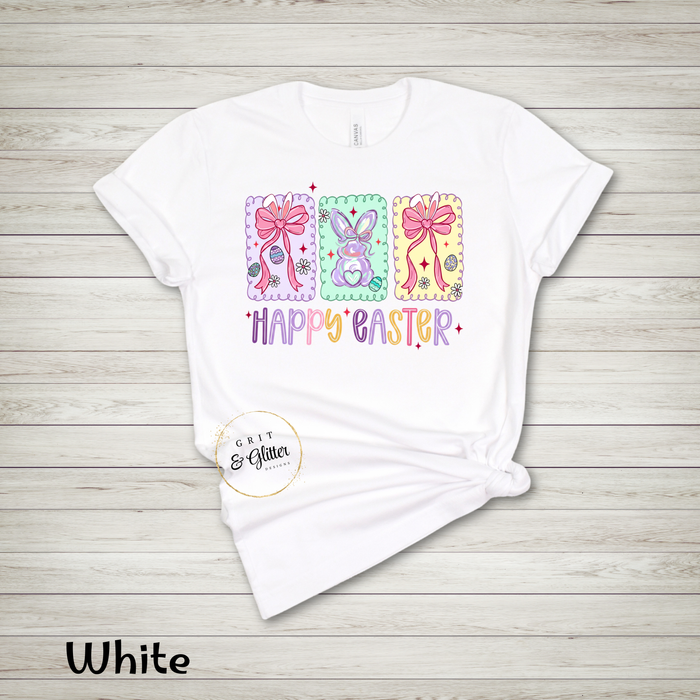 Happy Easter Bunny w/Coquette Bows