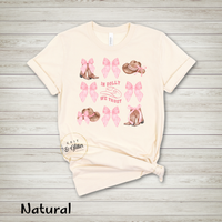 "In Dolly We Trust" 9x9 Watercolor Western