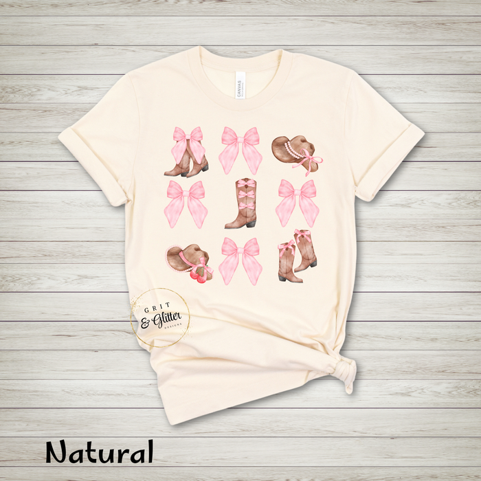 Cowgirl 9x9 Coquette Bows