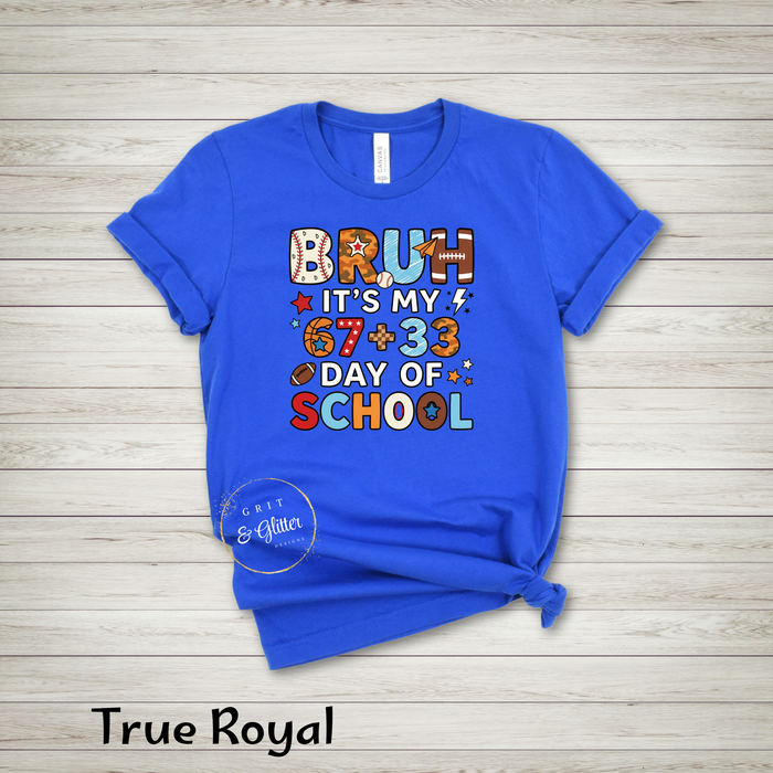 BRUH IS MY 100th DAY OF SCHOOL